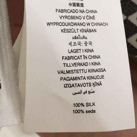 Beatufiul NWOT MICHAEL Michael Kors silk pajama shirt L - Picture 6 of 7